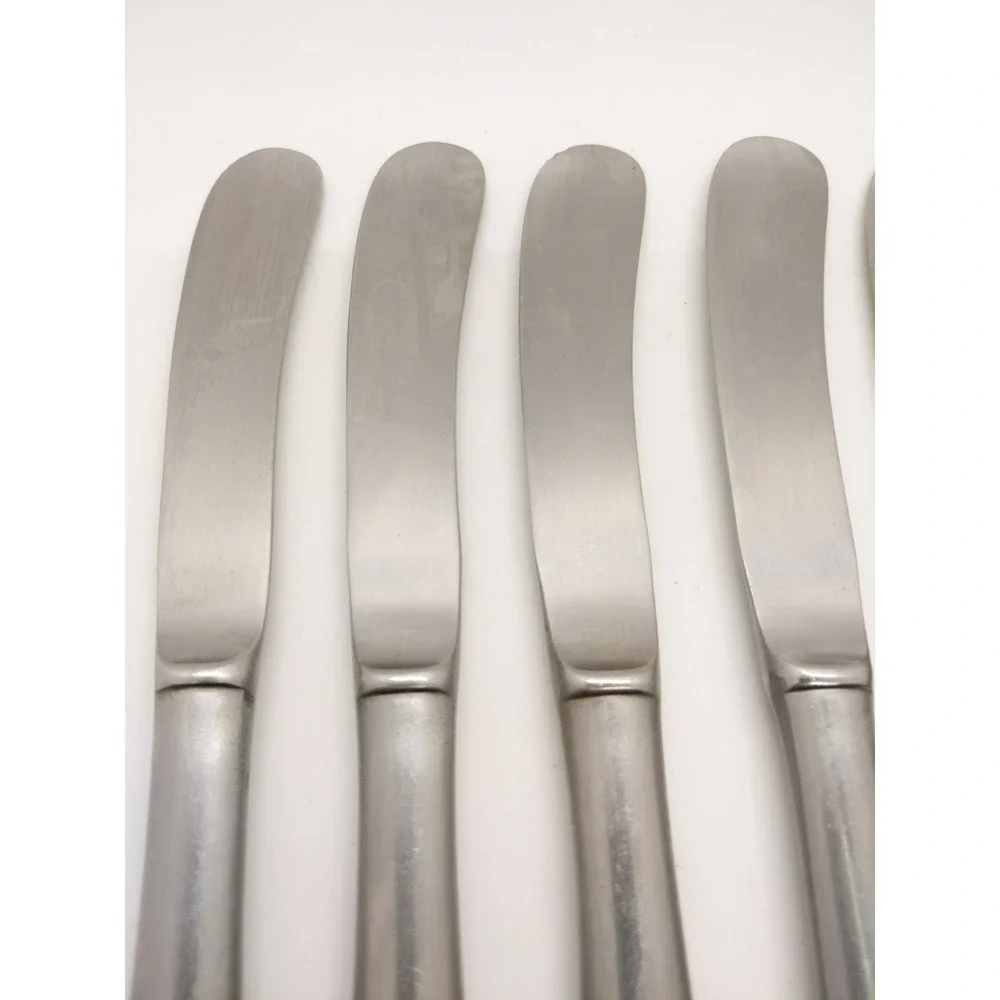 8 Supreme Cutlery Liberty Bell Stainless Dinner Knives 8 1/2